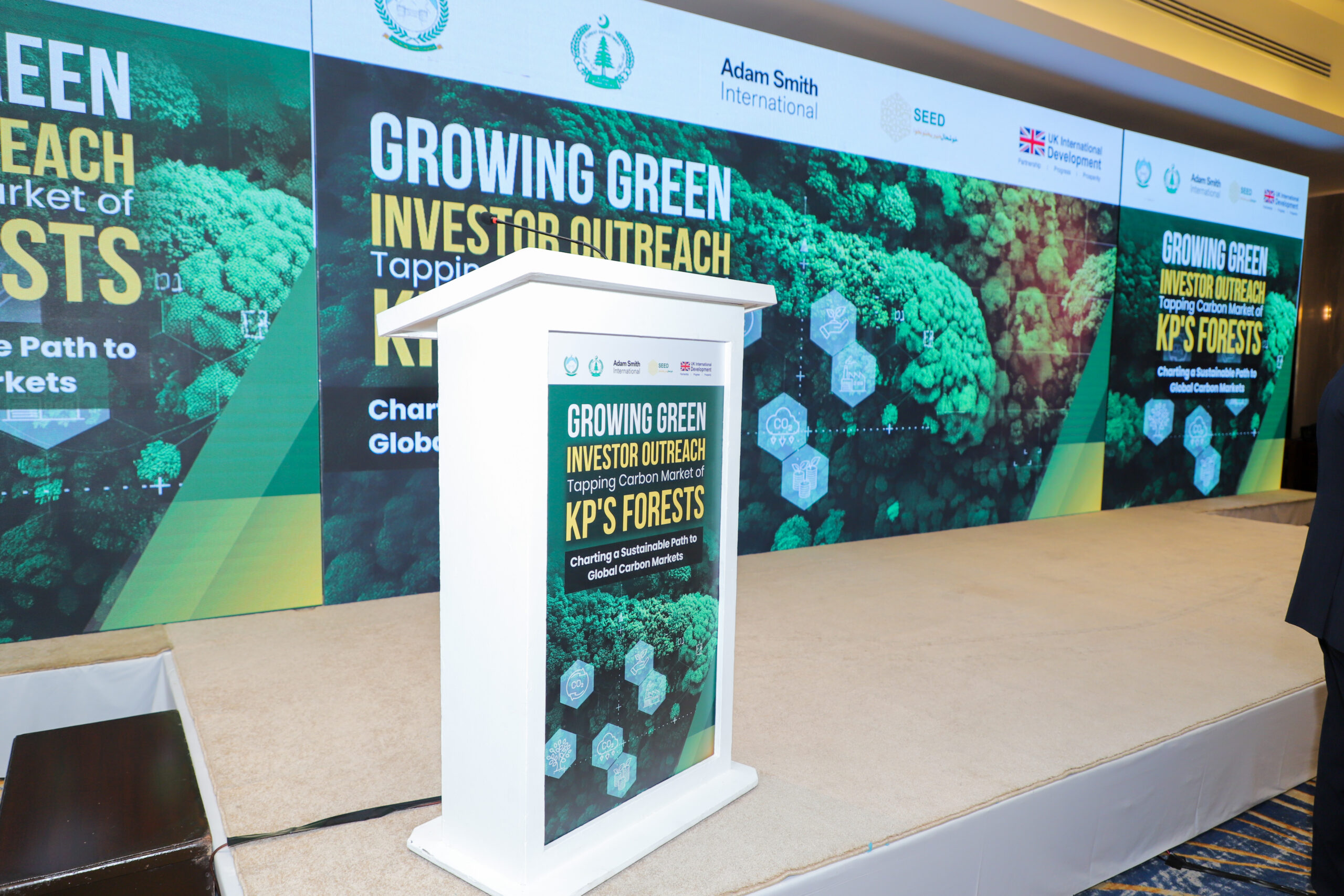 Roadshow event to present opportunities for tapping carbon market by investing in KP’s forests