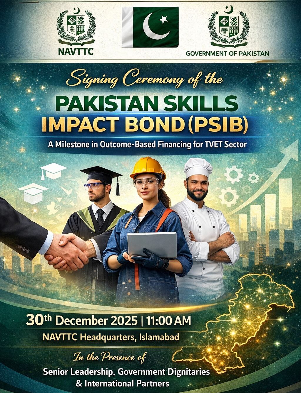 Bridge Factor acted as Financial Advisor to NAVTTC for issuance of first PKR 1 billion Pakistan Skills Impact Bond (PSIB)